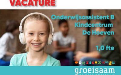Onderwijsassistent B Kindcentrum De Hoeven