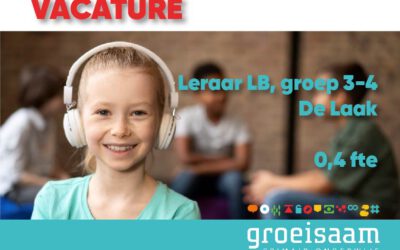 Leraar LB, groep 3-4 De Laak (0,4 fte)