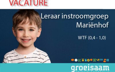 Leraar LB instroomgroep Mariënhof Alphen (0,4-1,0 wtf)