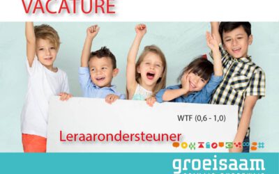 Leraarondersteuner bij Groeisaam (0,6-1,0 fte)