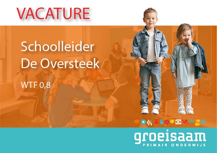 Schoolleider De Oversteek Dreumel (0,8 fte)