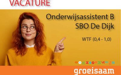 Onderwijsassistent B SBO De Dijk