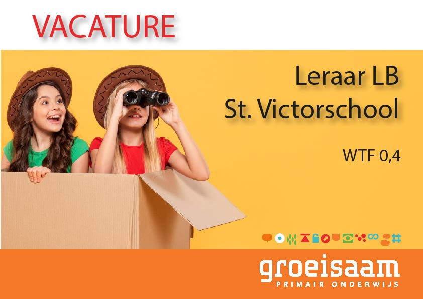 Leraar LB St. Victorschool (0,4 fte)