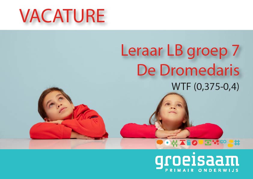 Leraar LB groep 7 Dromedaris Beuningen (0,375-0,4 fte)