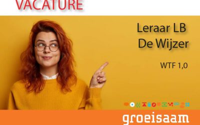Leraar LB De Wijzer (1,0 fte ziektevervanging)