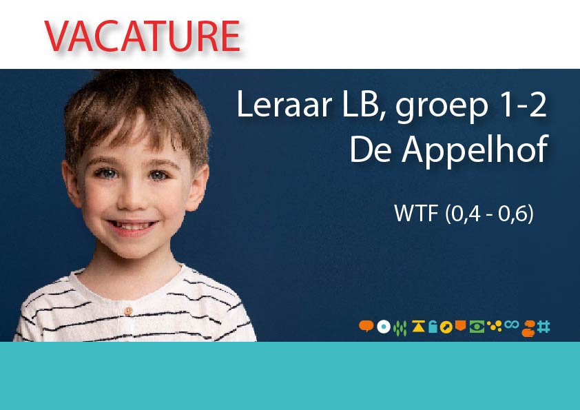 Vacature Leraar LB, De Appelhof