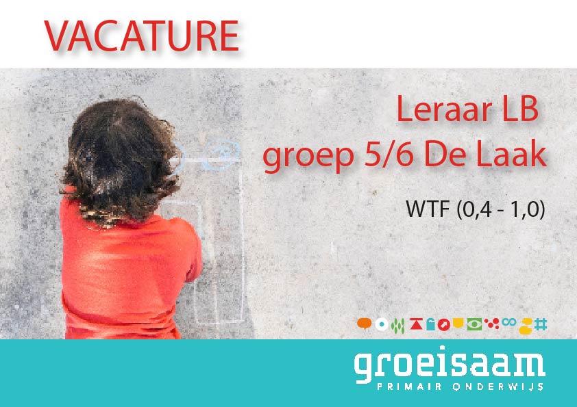 Vacature De Laak groep 5-6