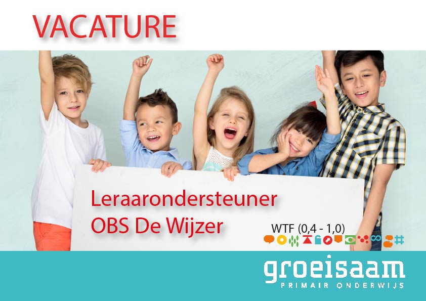Leraarondersteuner OBS De Wijzer (0,4-1,0 fte)