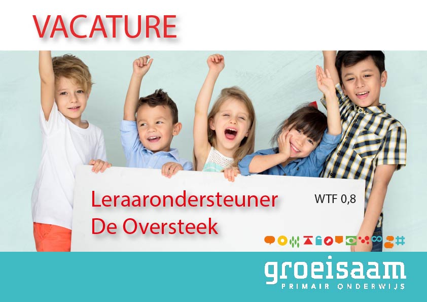 Leraarondersteuner De Oversteek (0,8 fte)