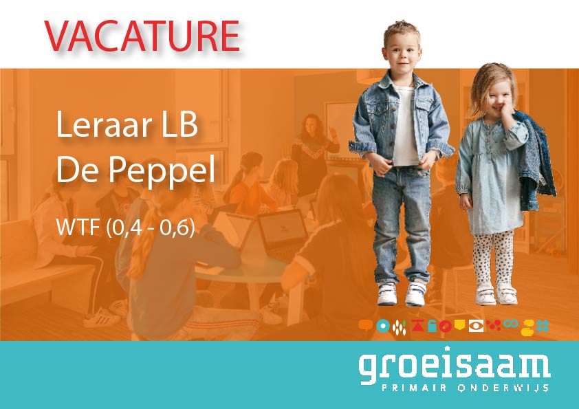 Leraar LB De Peppel Beuningen (0,4-0,6 fte)